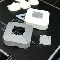 Small Overwatch Loot Box hollow lid 3D Printing 180517