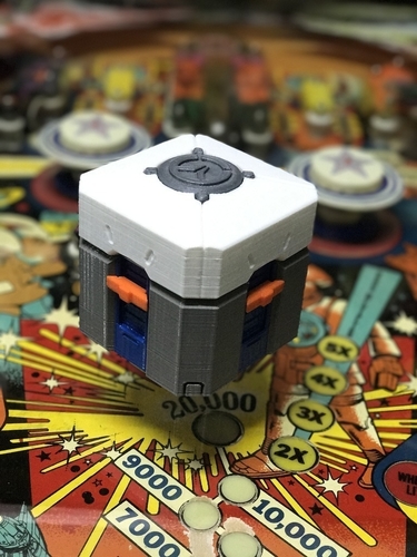 Overwatch Loot Box hollow lid 3D Print 180518