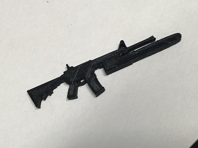 AR-15 chainsaw bayonet 3D Print 180523