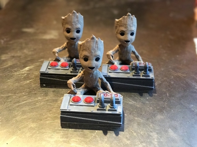 Baby Groot Bomb Remote Remix 3D Print 180538
