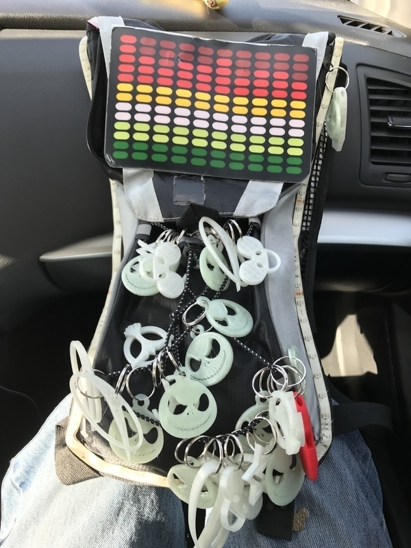 Deadmau5 head flat keychain