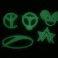 Deadmau5 head flat keychain - Thumbnail 2