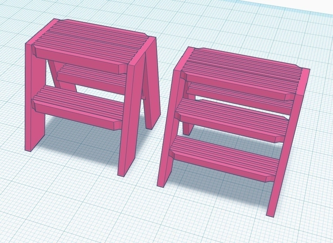 Step stool 3D Print 180549