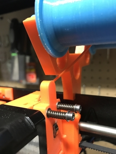 Prusa i3 Rolling Stand (remix of Universal Spool Roller) 3D Print 180562