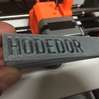 Small HODEDOR door stop doorstop Game of Thrones HODOR 3D Printing 180572