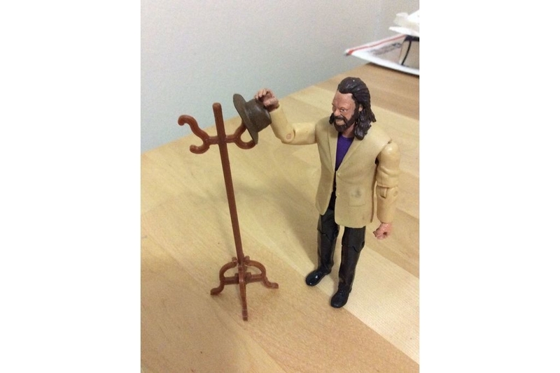 Hat / Coat Rack (1/18 scale)