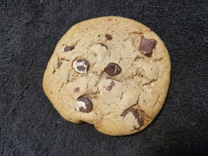 High Res Scan, Chocolate Chip Cookie. 3D Print 180598