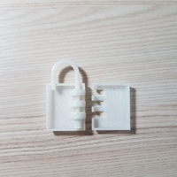 Small combination lock reduct 3D Printing 180611