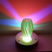 Wave Carved lamp - Thumbnail 2