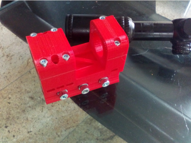 20 mm rail scope mount (1 inch tubes) 3D Print 180698