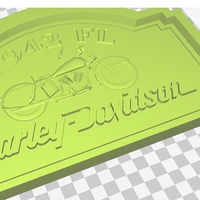 1942 FL Harley Davidson Sign - Thumbnail 4