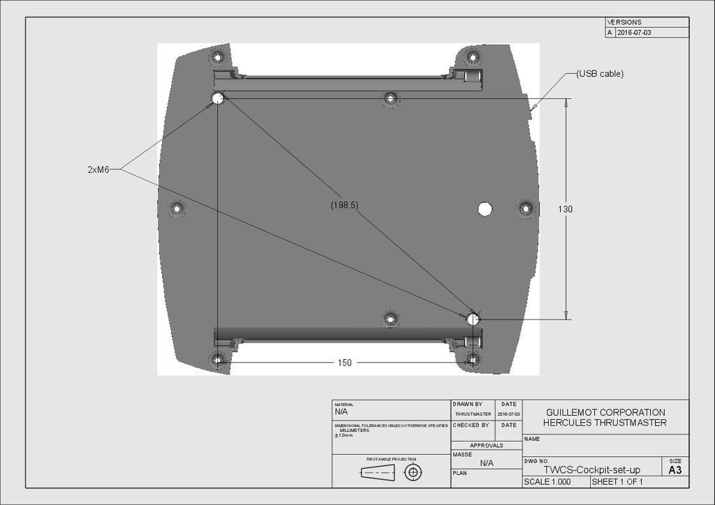 3D Printed T16000M and TWCS brackets for 20mm Tslot by Chapman 