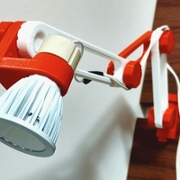 3D printed articulating LED lamp - Thumbnail 2