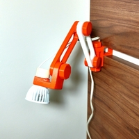3D printed articulating LED lamp - Thumbnail 3