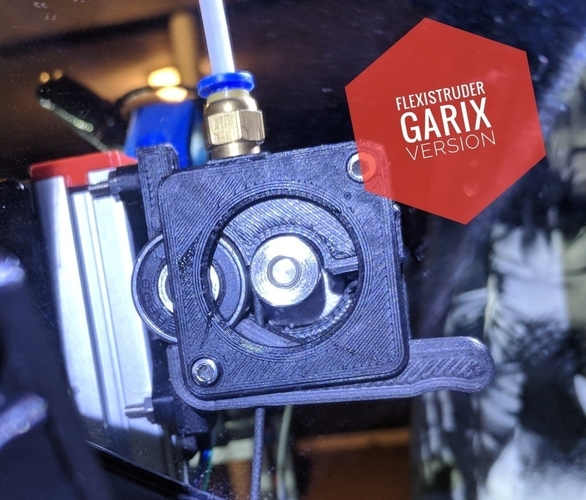 FlexiStruder - GARIX version for Mk7 drive gear 3D Print 180787