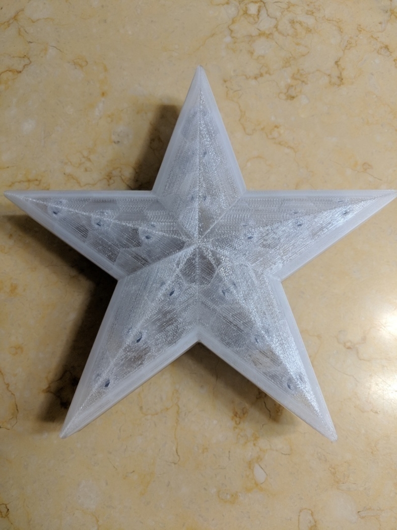 Animated LEDs Christmas Star Decoration