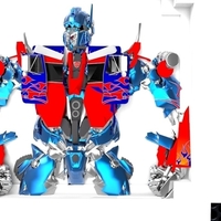 Optimus Prime Bedroom Door Sign Template - 2 versions - Thumbnail 5