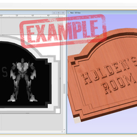 Optimus Prime Bedroom Door Sign Template - 2 versions - Thumbnail 6