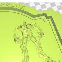 Optimus Prime Bedroom Door Sign Template - 2 versions - Thumbnail 12