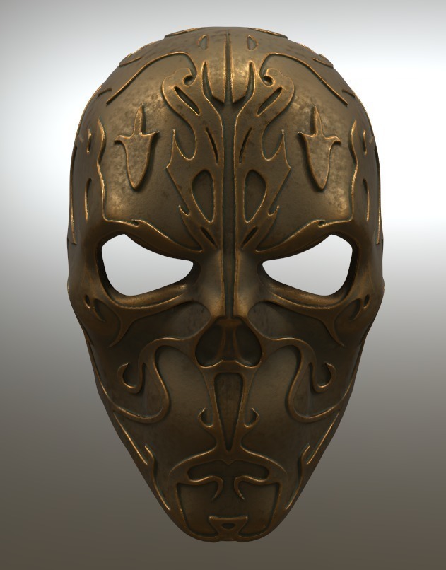 3D Cursed Skull Mask by killonious | Pinshape