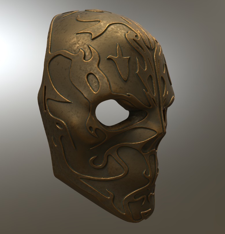 Cursed Skull Mask 3D Print 180863