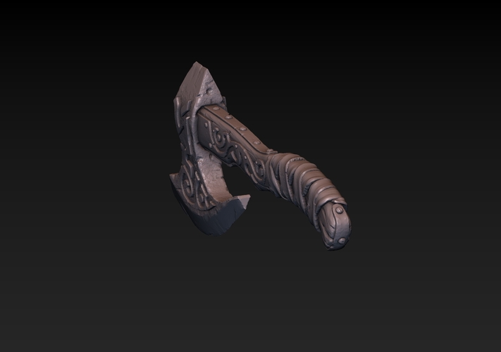 Battle Axe 3D Print 180874