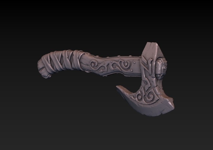 Battle Axe 3D Print 180877