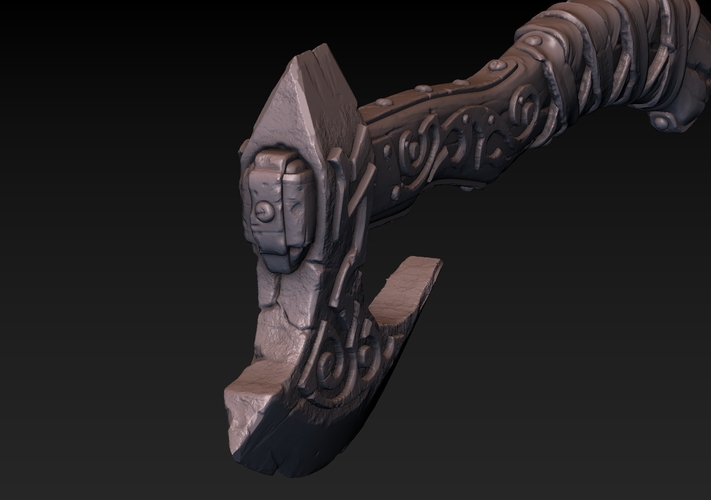 Battle Axe 3D Print 180883