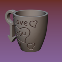 Cup with gender symbol - Thumbnail 2