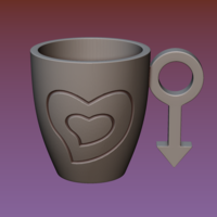 Cup with gender symbol - Thumbnail 4