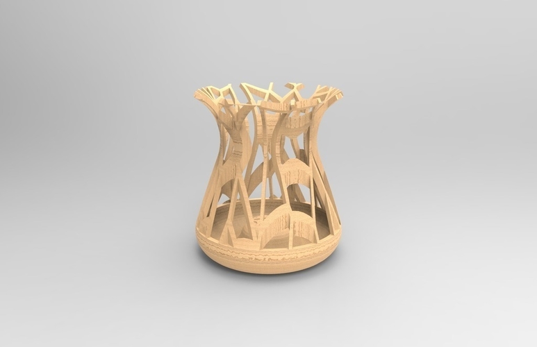 Organic Vase 3D Print 180990