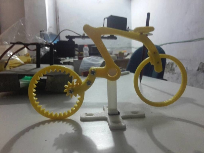 Hubless Bike 3D Print 181021