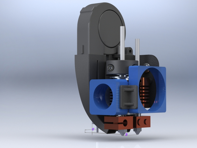 Dual Extruder for CR-10 3D Print 181027