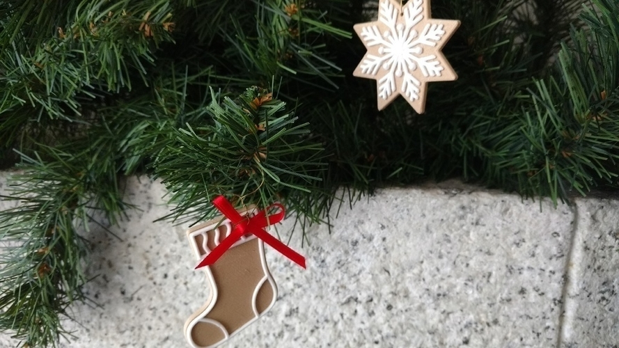 christmas (cookie) ornaments 3D Print 181090