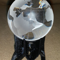 Small 1 Inch Globe Stand With Legs 3D Printing 181153