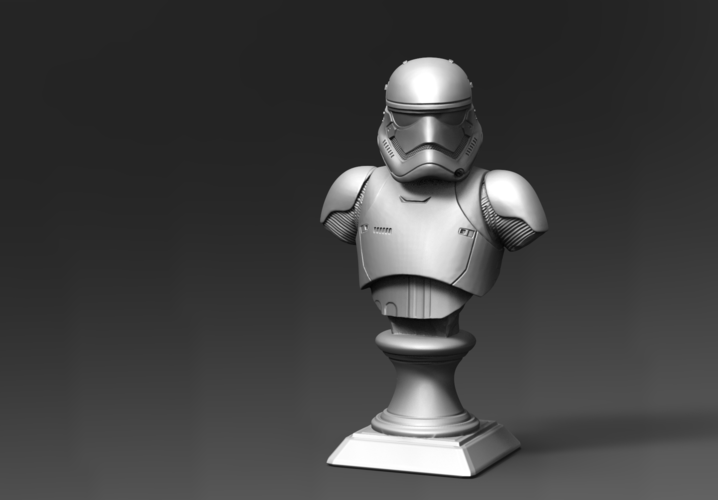 1st Galaxy Trooper Bust Fan Art 3D Print 181228