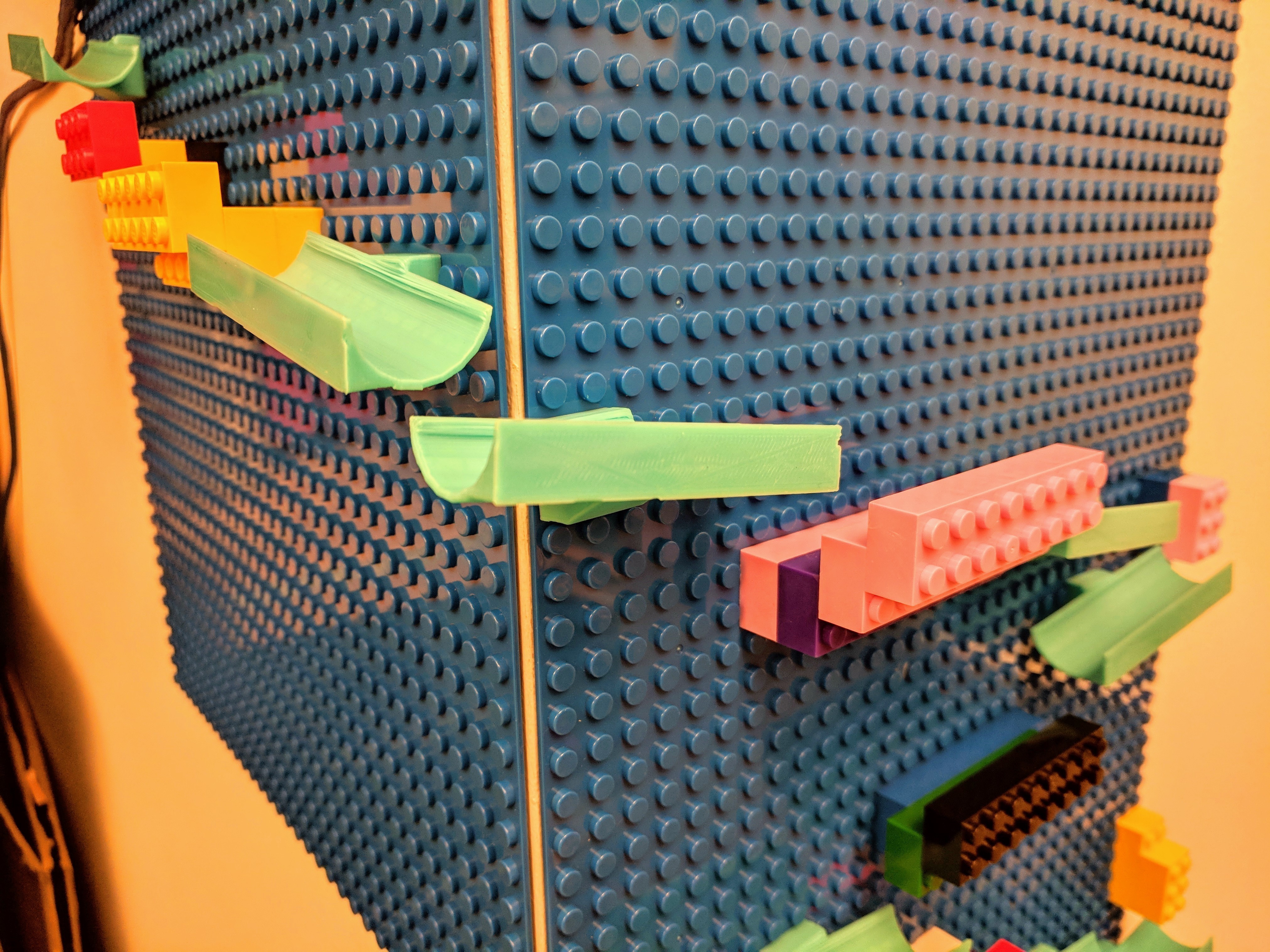 wall mounted marble run