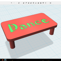Small Dance Table For Barbies 3D Printing 181293