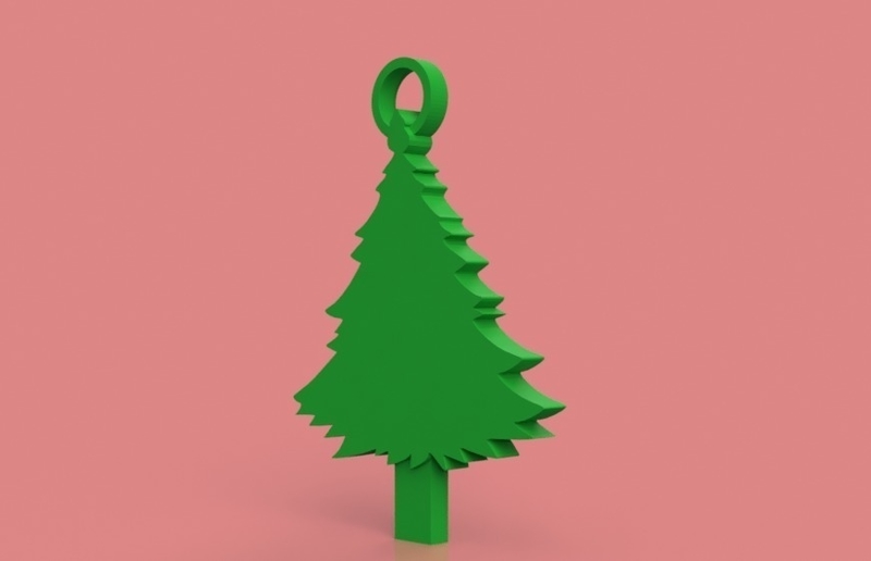 Christmas Tree Key Chain