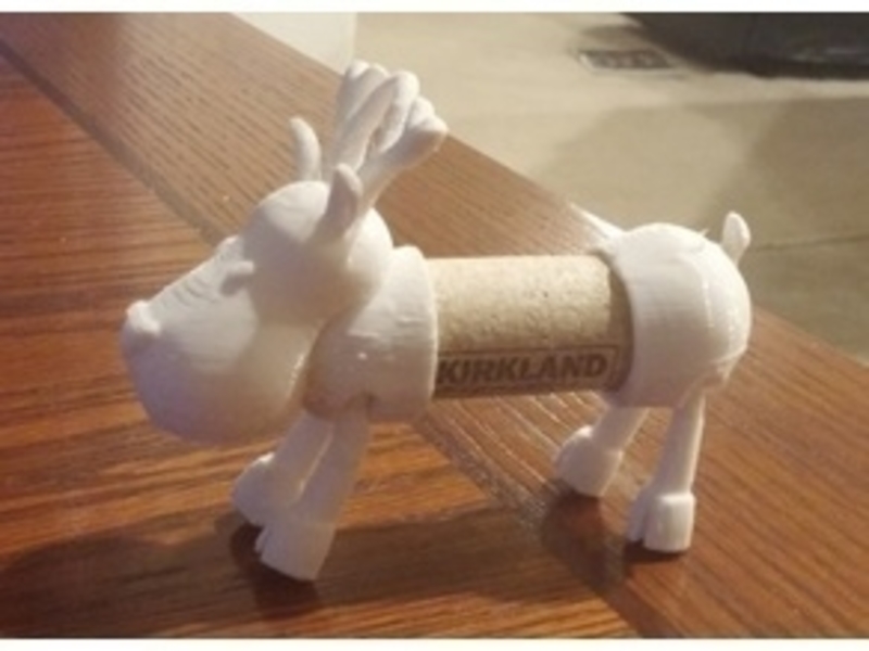 Cork body reindeer