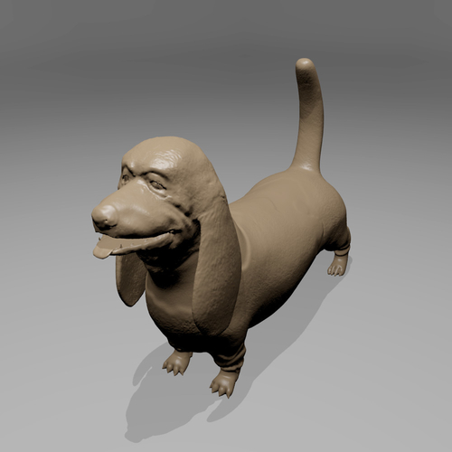 Basset Hound 3D Print 181339