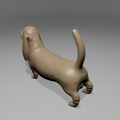 Basset Hound 3D Print 181341