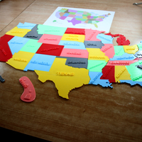 USA States, 3D puzzle, Study Plan - Thumbnail 11