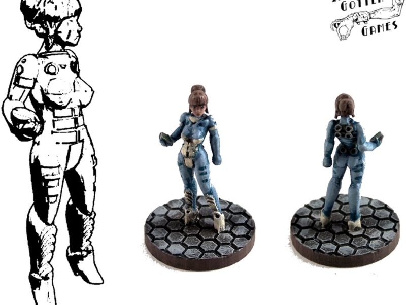 Alexandra Pryce, 28mm Miniature