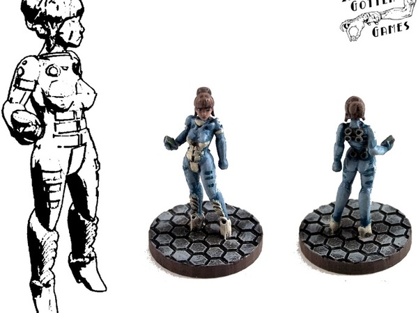 Alexandra Pryce, 28mm Miniature