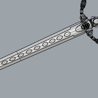 Vorpal Sword replica from alice in wonderland - Thumbnail 3