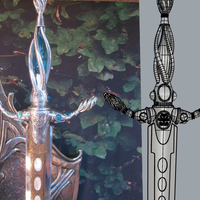 Vorpal Sword replica from alice in wonderland - Thumbnail 4