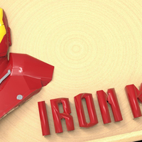 Iron Man Bedroom Door Sign Template - Thumbnail 2
