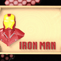 Iron Man Bedroom Door Sign Template - Thumbnail 3