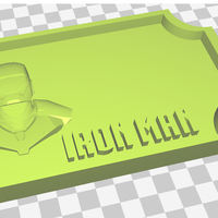 Iron Man Bedroom Door Sign Template - Thumbnail 6